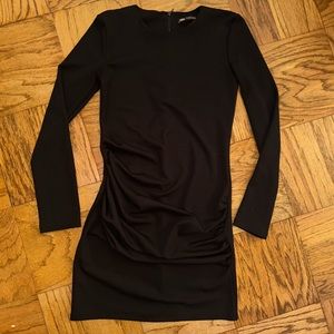 ZARA little black dress size medium long sleeve